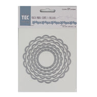 Faca de Corte e Relevo Círculo Doily Fpcr029 - Toke e Crie