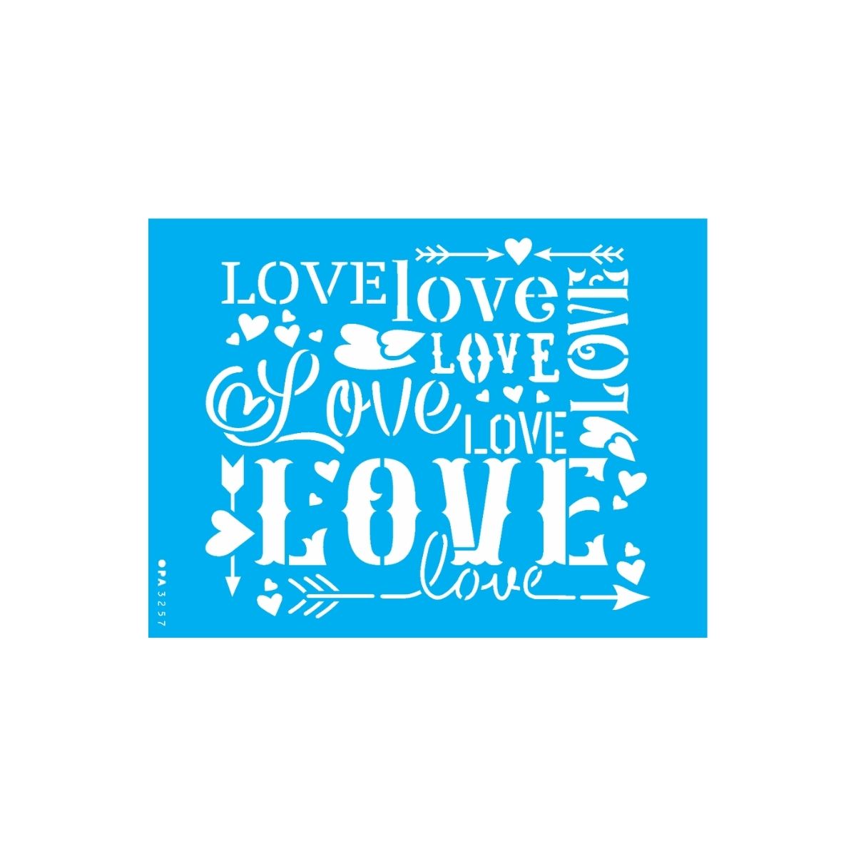 Stencil Opa 15x20cm - Estamparia Love - 3257