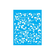 Stencil Opa 20x25cm - Estamparia Folhas Iii - 3266