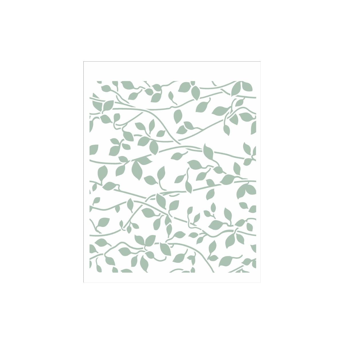 Stencil Opa 20x25cm - Estamparia Folhas Iii - 3266