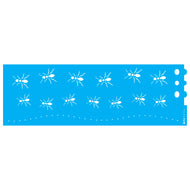 Stencil Opa 10x30cm - Barrado Formigas - 3254