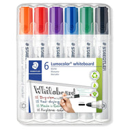 Estojo Marcador Staedtler para Quadro Branco Lumograph com 6 Cores