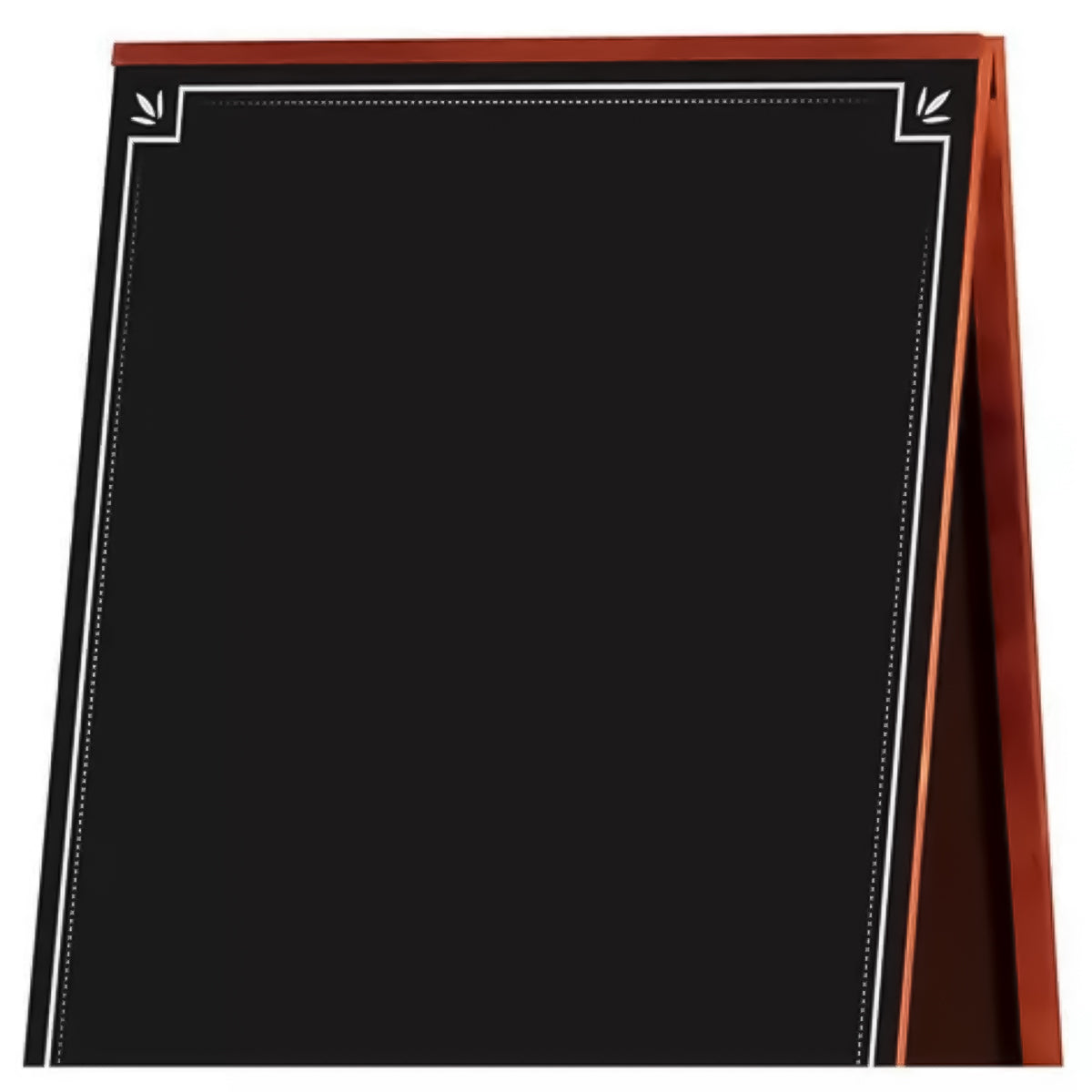 Cavalete Negro Standard Decor01 70x50cm 2 Faces Pinus Mogno