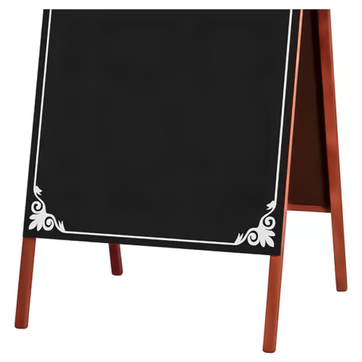 Cavalete Negro Standard Decor02 70x50cm 2 Faces Pinus Mogno