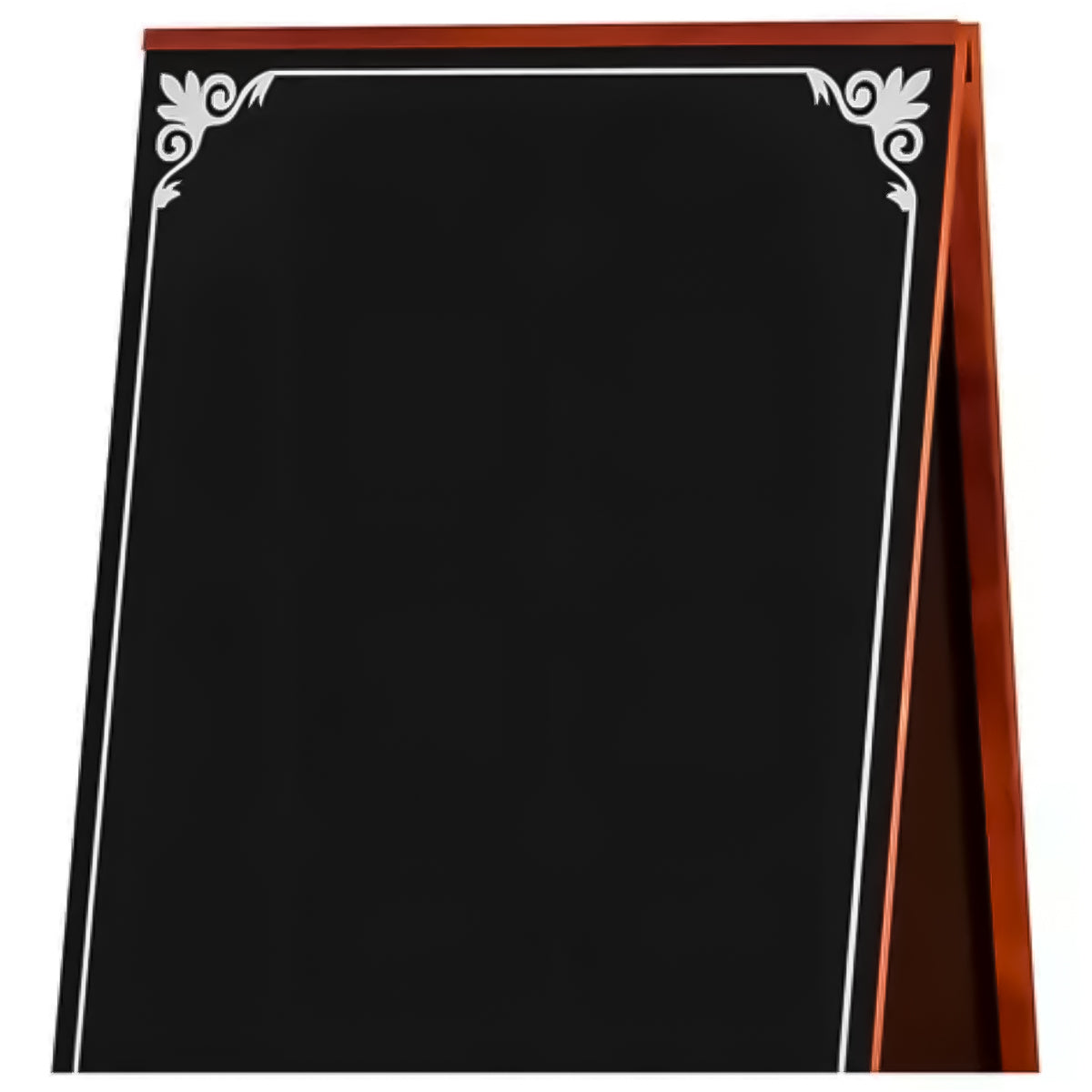 Cavalete Negro Standard Decor02 70x50cm 2 Faces Pinus Mogno