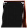 Cavalete Negro Standard Decor02 70x50cm 2 Faces Pinus Mogno