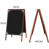 Cavalete Negro Standard Decor02 70x50cm 2 Faces Pinus Mogno
