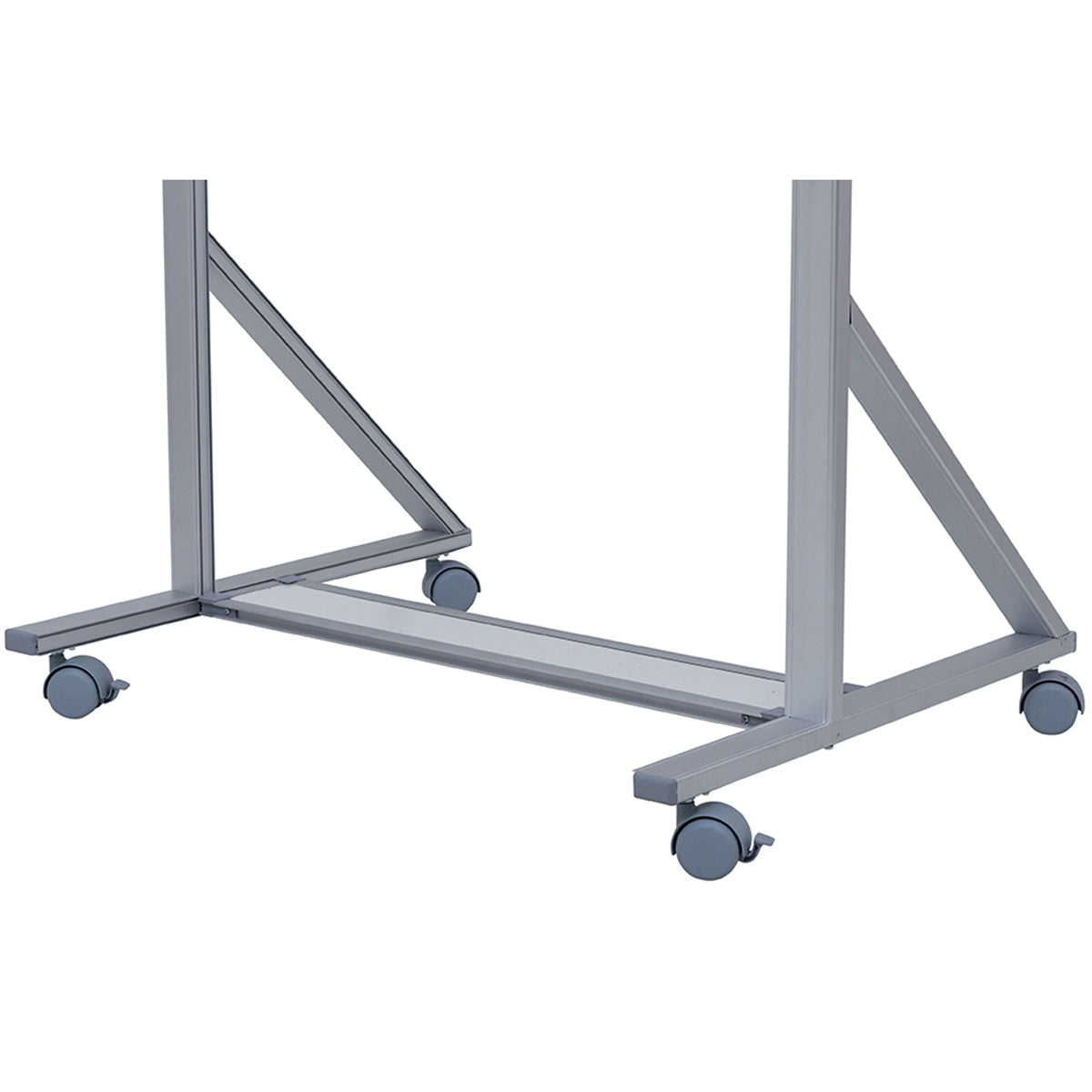 Cavalete Flip Chart Branco Mágnetico 100x70cm Pés Alumínio com Rodizio