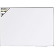 Quadro Branco Souza Luxo Mágnetico 1,20x90cm com Moldura de Aluminio Frisado