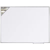 Quadro Branco Souza Luxo Mágnetico 1,20x90cm com Moldura de Aluminio Frisado