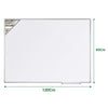 Quadro Branco Souza Luxo Mágnetico 1,20x90cm com Moldura de Aluminio Frisado