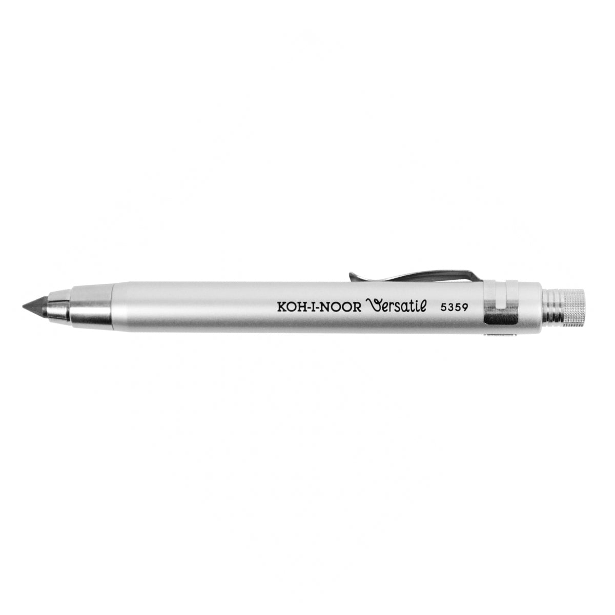 Porta Mina Versátil Koh-i-noor 5.6Mm com Clip Prata 5359