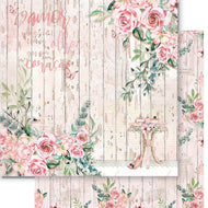 Papel para Scrapbook Dupla Face Coleção Shabby Chic 30,5x30,5cm para Scrapbook e Papelaria Criativa Sd-1233 - Litoarte