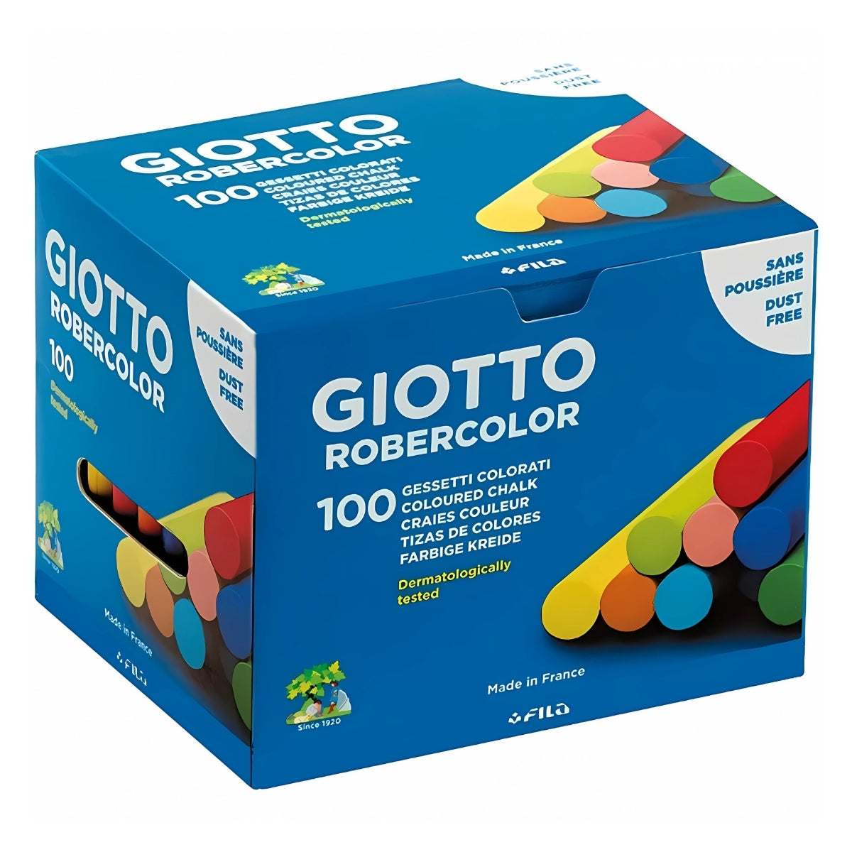 Giz Escolar Giotto Robercolor 100 Unidades - Colorido 539000