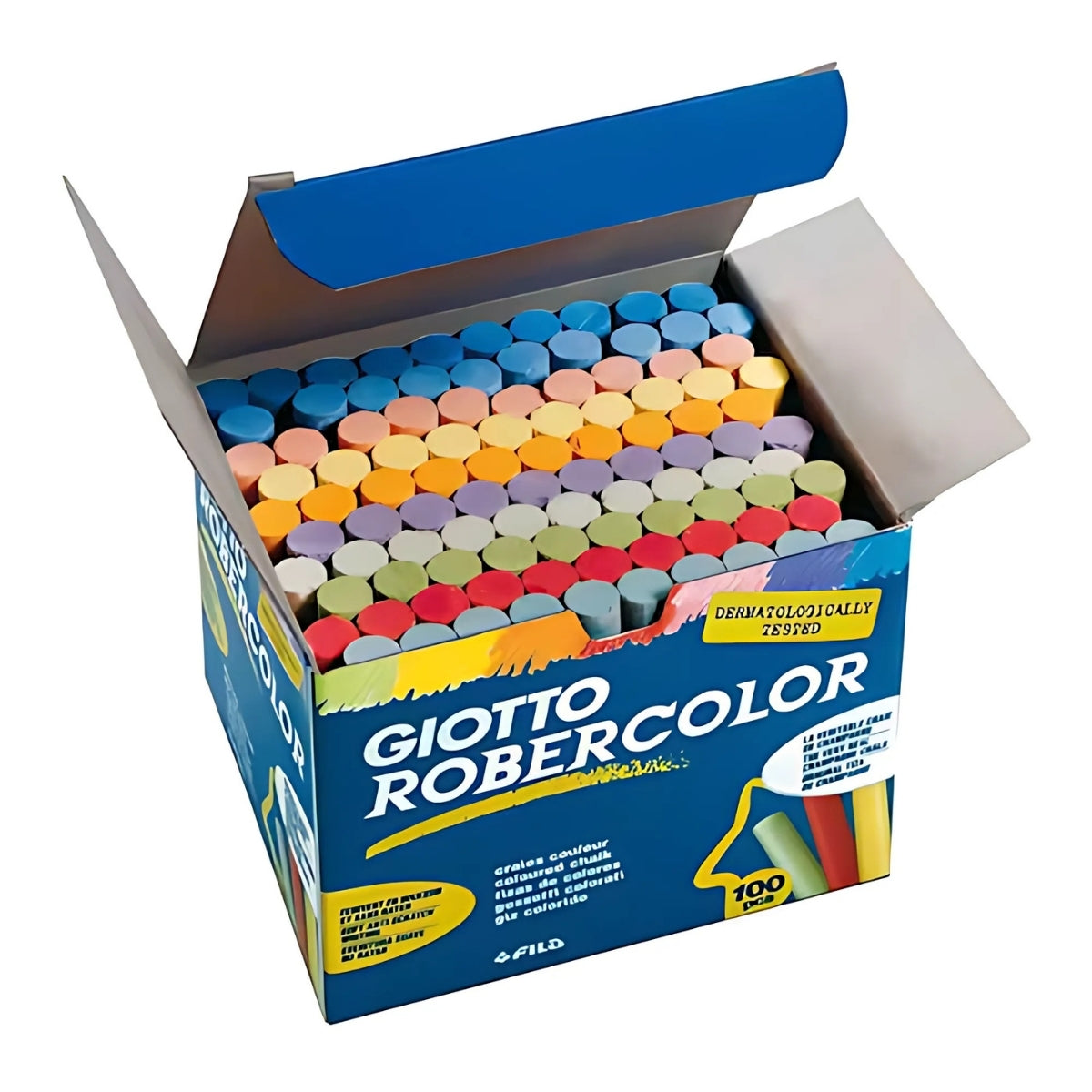 Giz Escolar Giotto Robercolor 100 Unidades - Colorido 539000