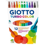 Estojo de Canetinha Giotto Turbo Color 12 Cores - Ponta Fina 071400br