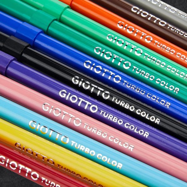 Estojo de Canetinha Giotto Turbo Color 12 Cores - Ponta Fina 071400br