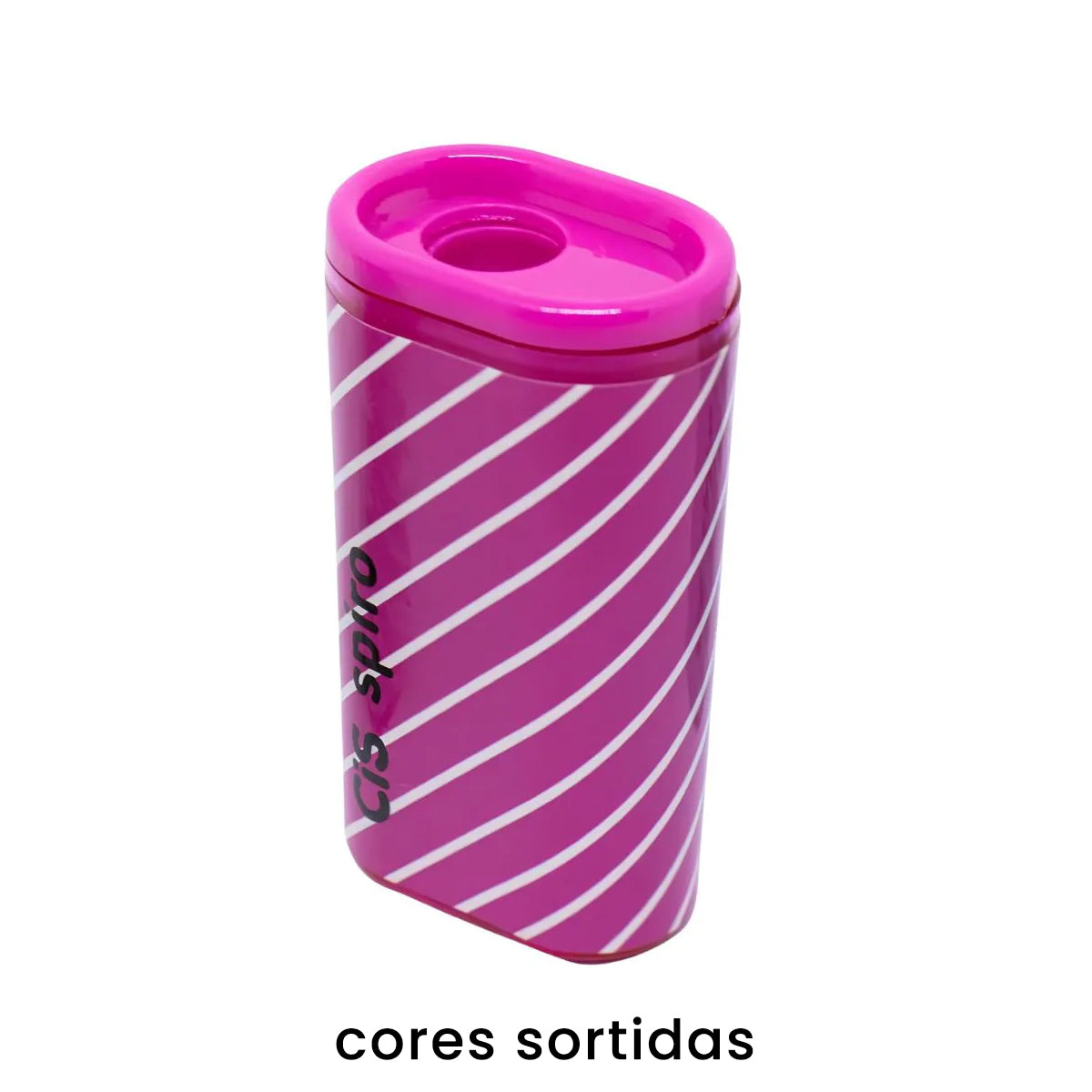 Apontador Escolar Spiro - Cores Sortidas - Cis