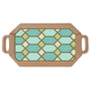 Bandeja Oitavada Alça P Mdf Cru 29x14,5x1,5cm