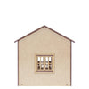 Casinha Mdf Cru Small com Sacada W4027 - Woodplan
