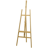 Cavalete de Pintura Luxo 1,50 Metros Pinus Envernizado