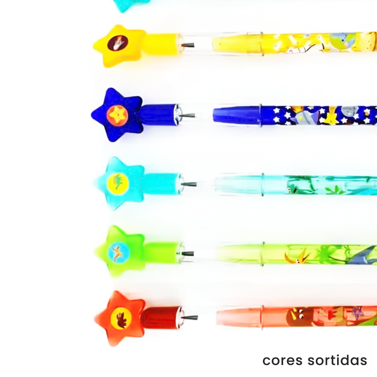 Lapiseira Escolar Tik Tak Play Troca Pontas - Cores Sortidas - Cis