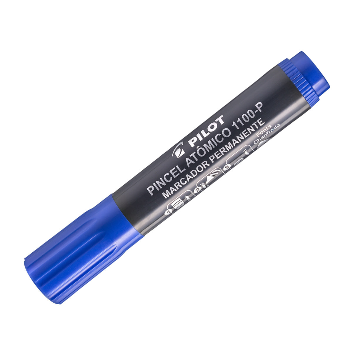 179913-marcador-permanente-pilot-atomico-chanfrado-recarregavel-azul-608649