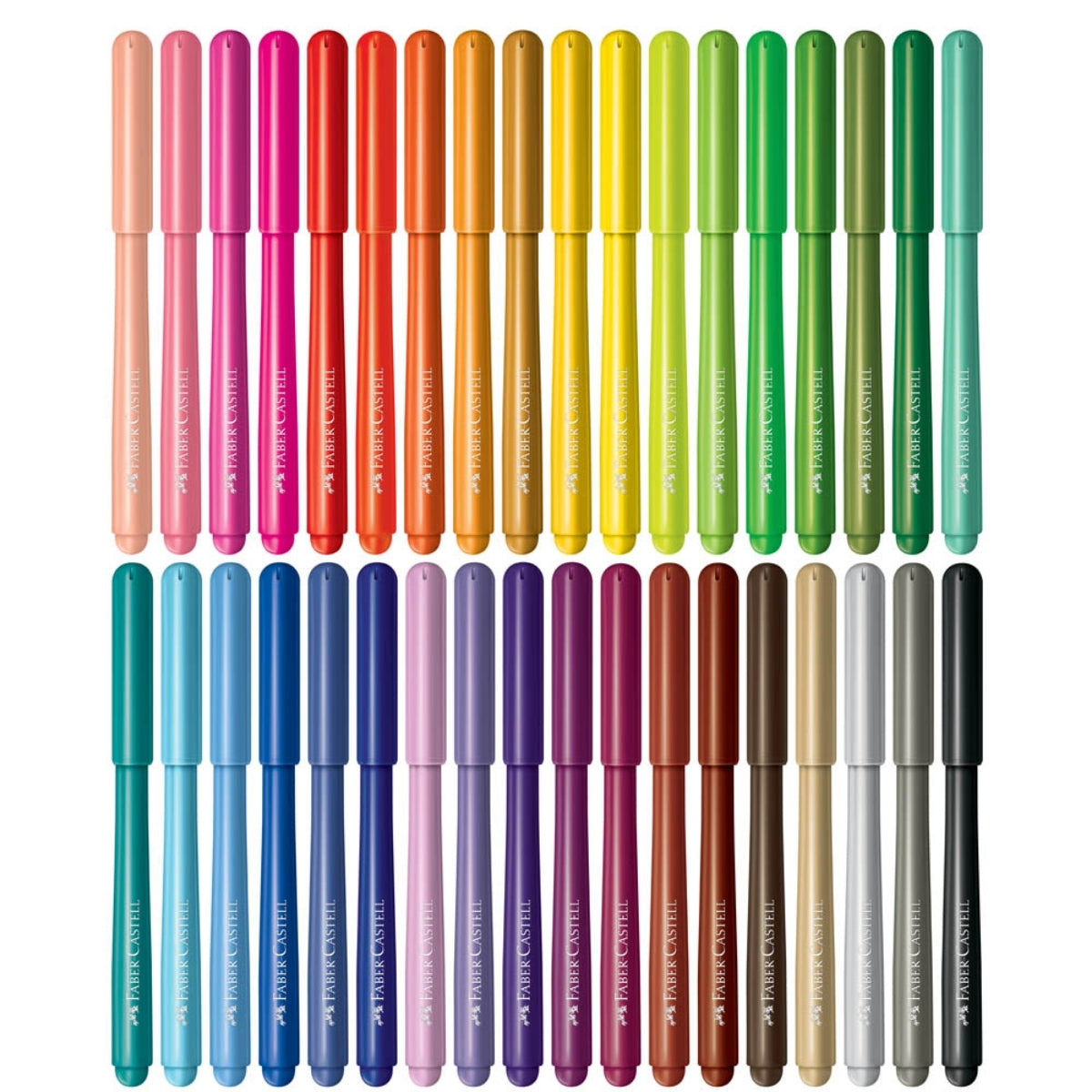 Estojo Canetinhas Vai e Vem 36 Cores - Faber-castell 15.0136Vvzf