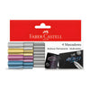 Estojo Marcador Permanente Metal 1,0mm 4 Cores - Faber-castell Mm/es106mzf