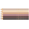 Estojo Lápis de Cor Ecolápis Jumbo Caras & Cores Tons de Pele 6 Cores - Faber-castell 125006cc