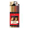 Estojo Caneta Brush Pen Supersoft Tons de Pele com 6 Cores - Faber-castell 15.0706Softtp