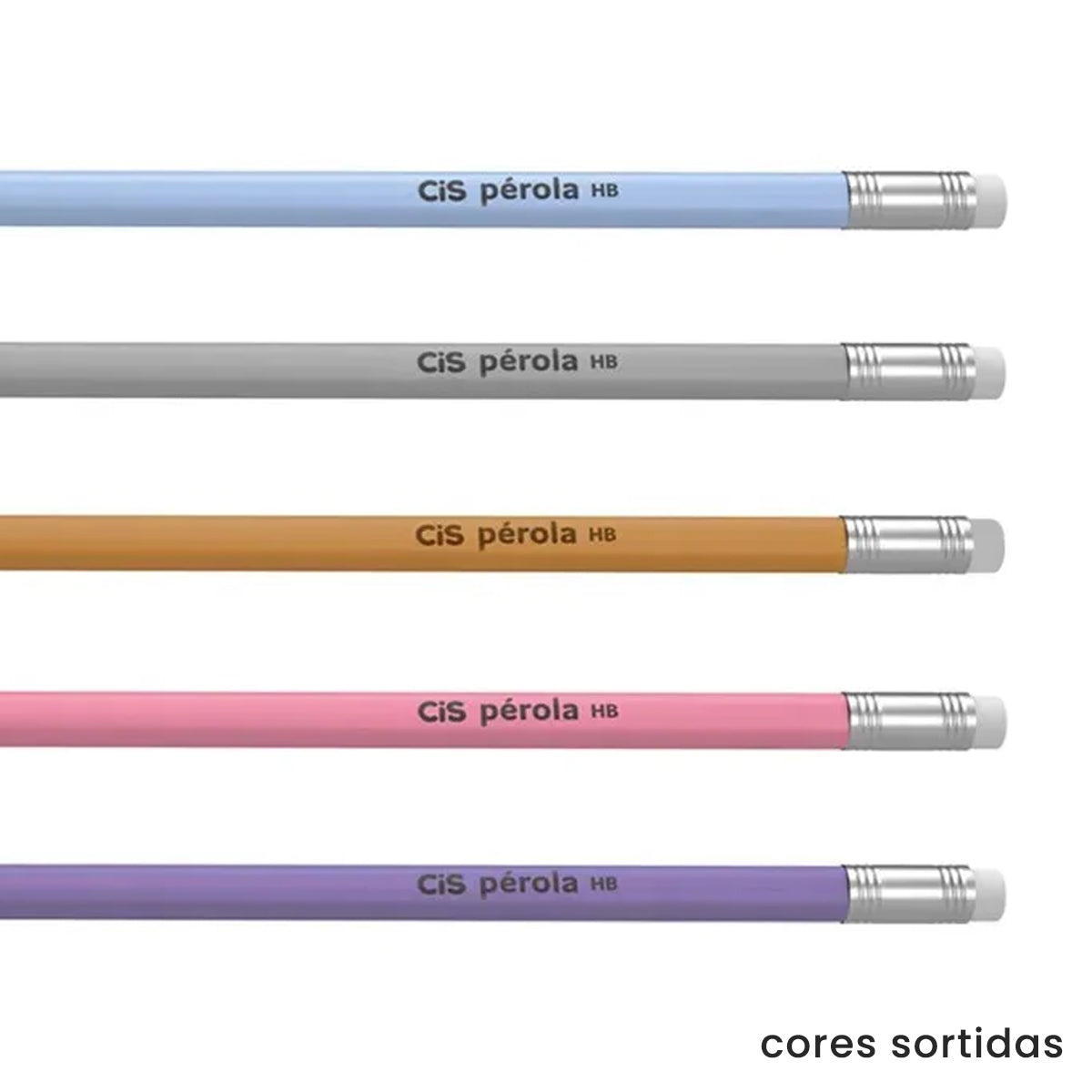 Lapis de Grafite Perola Hb com Borracha - Cis