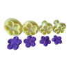 Kit Ejetor Flor para Massas com 4 Peças - Bluestar