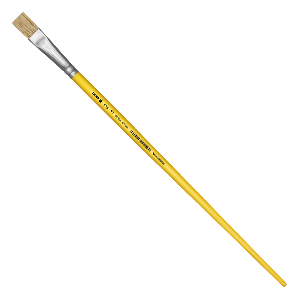 Pincel Chato Tigre 815 Artesanato