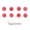 Kit Carimbos Fundo do Mar para Doces Rosa Bebê com 9 Peças - Bluestar