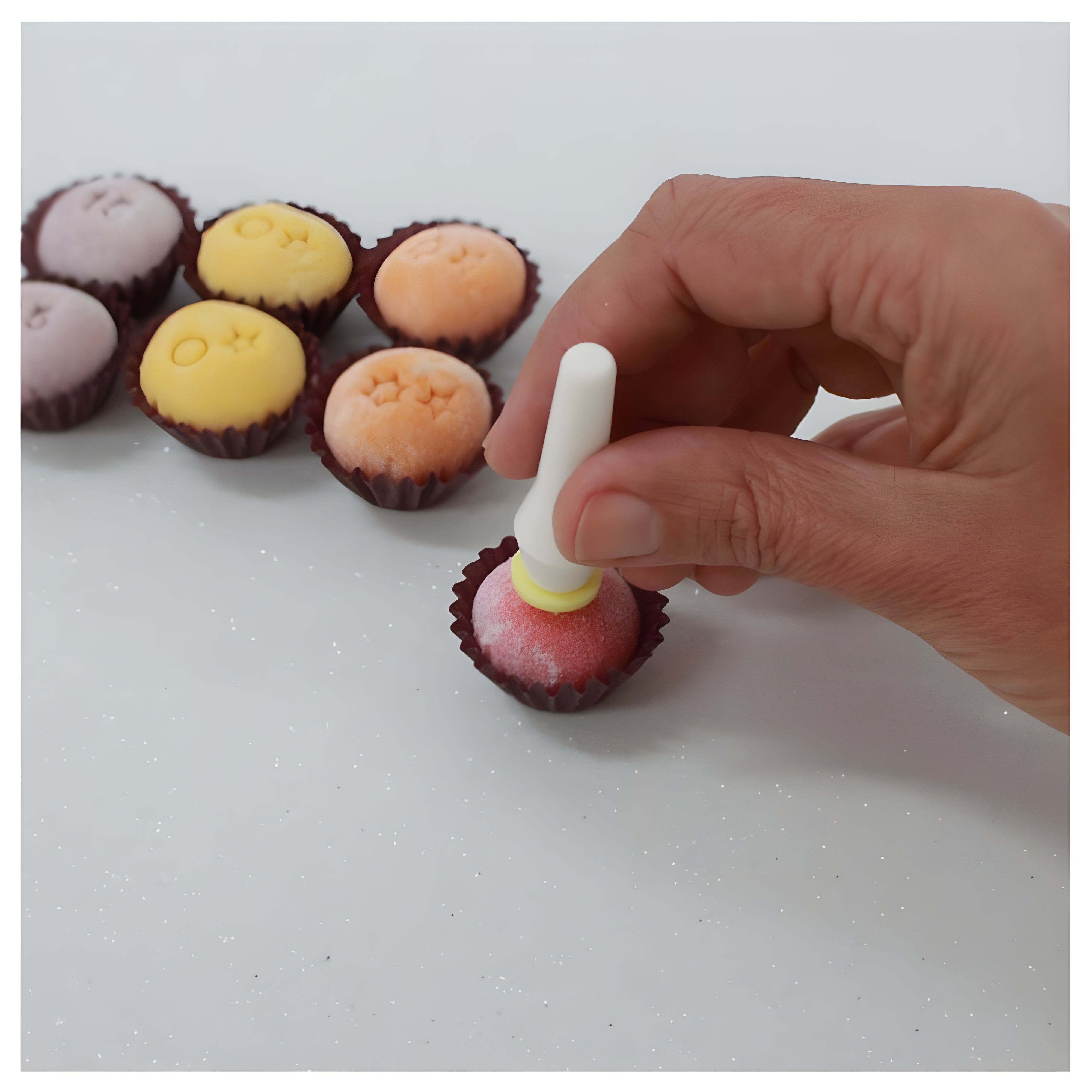 Kit Carimbos Animais para Doces Rosa Bebê com 9 Peças - Bluestar