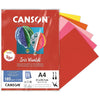 Papel Colorido Canson Iris Vivaldi A4 185 G/m² 25 Folhas - Fogo Sortidos