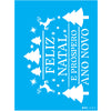 Stencil Opa 15x20cm - Feliz Natal Iii - 3289