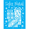 Stencil Opa 15x20cm - Presentes de Natal - 3282