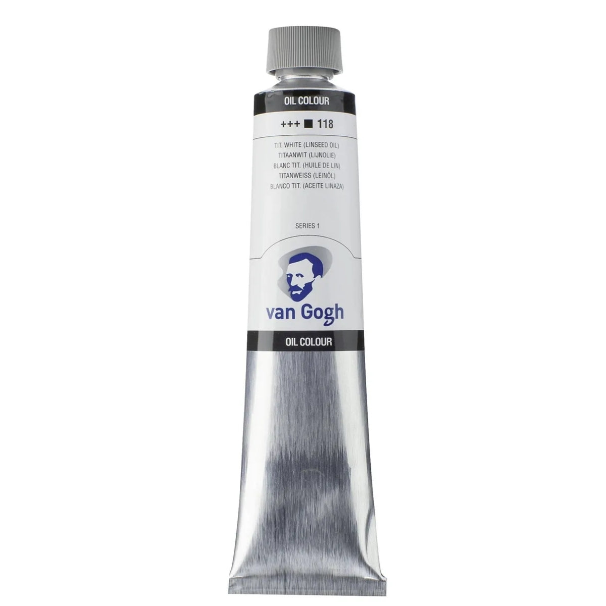 Tinta Óleo Van Gogh 200ml Série 1 Titanium White Linseed Oil - Royal & Talens 02081183