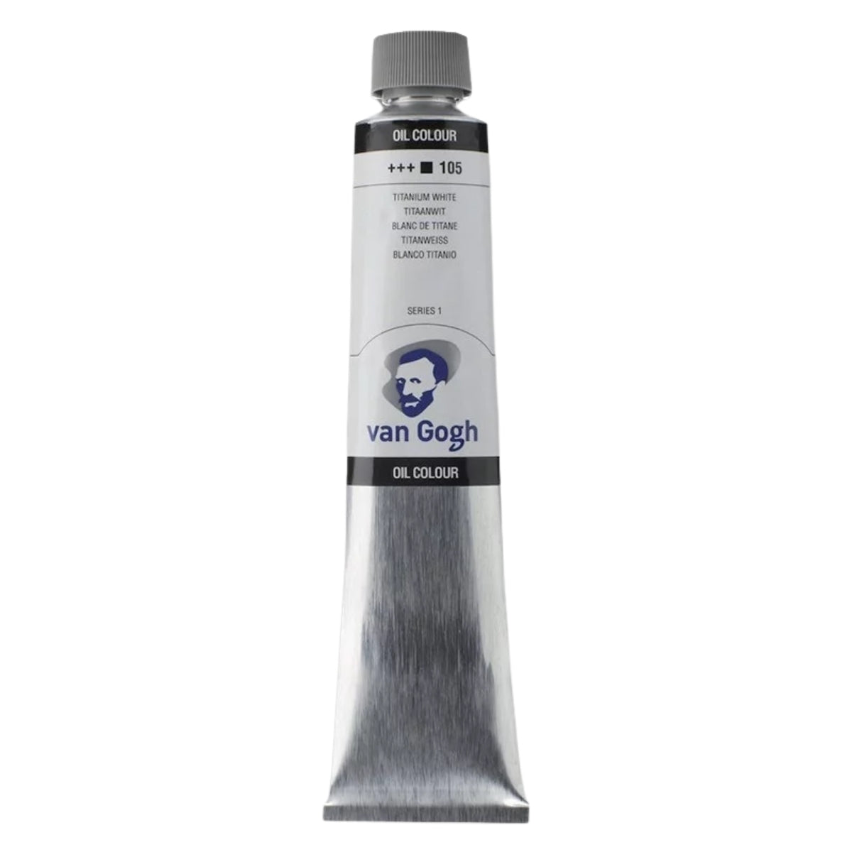 Tinta Óleo Van Gogh 200ml Série 1 Titanium White - Royal & Talens 02081053