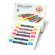 Estojo Giz Pastel Seco Metálico Toison D'or 6 Cores - Koh-i-noor - 8571