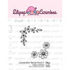 Cartela de Carimbos Borda Floral 2 em Fotopolímero para Artesanato e Scrapbook - Lilipop