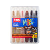 Estojo Giz Retrátil Mega Gel Tons de Pele com 6 Cores - Tris