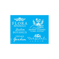 Stencil Opa 15x20cm - Frases para Jardim Ii - 3308