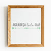 Stencil Opa 10x30cm - Frase Agradeça Todo Dia - 3297