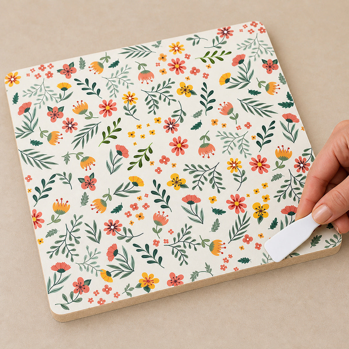 Papel de Seda Opapel Estampado Ramos Escandinavos I 30x45cm para Decoupage e Artesanato 3332 - Opa