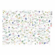 Papel de Seda Opapel Estampado Flores Micro V 30x45cm para Decoupage e Artesanato 3331 - Opa