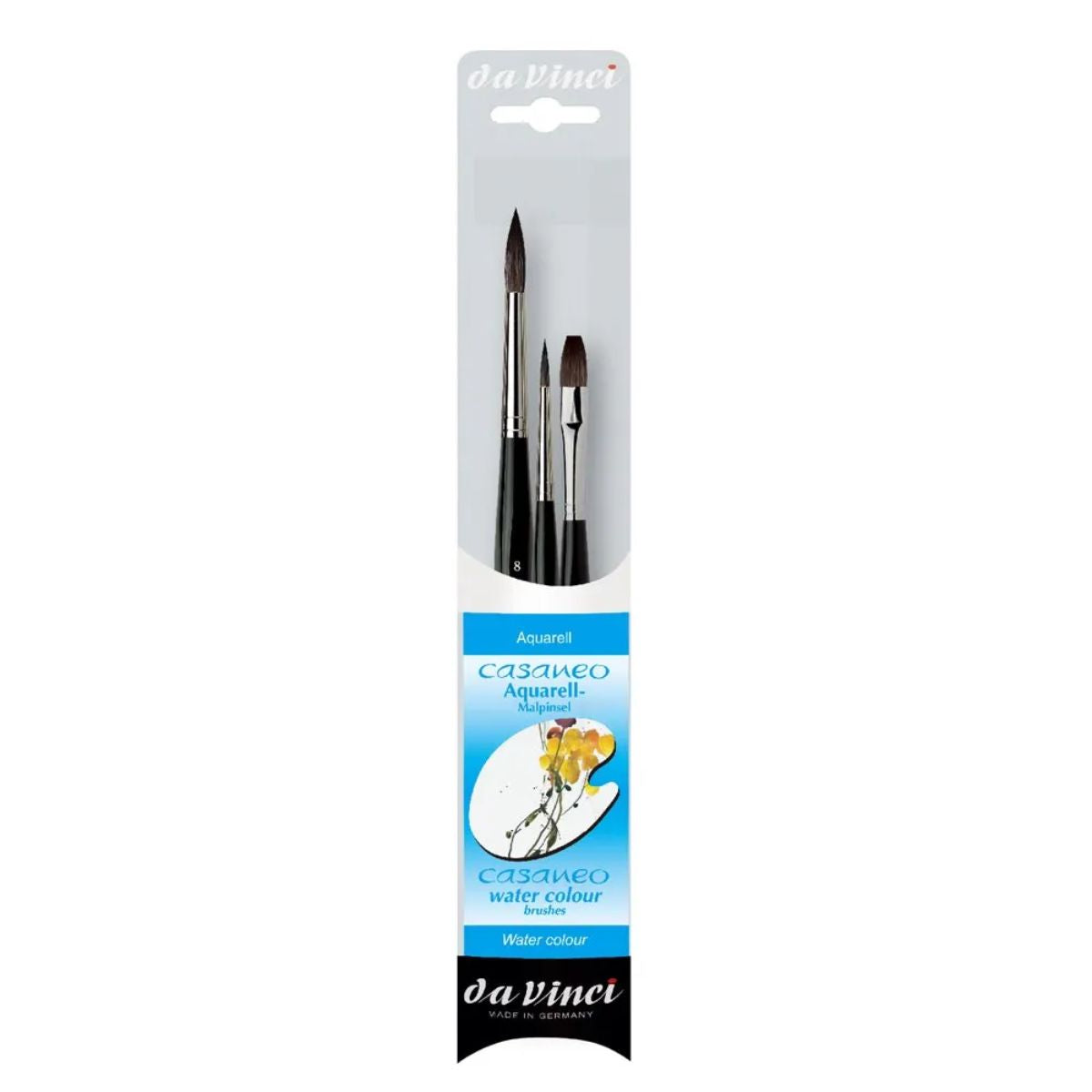 Kit Pincel Casaneo 5386 com 3 Unidades