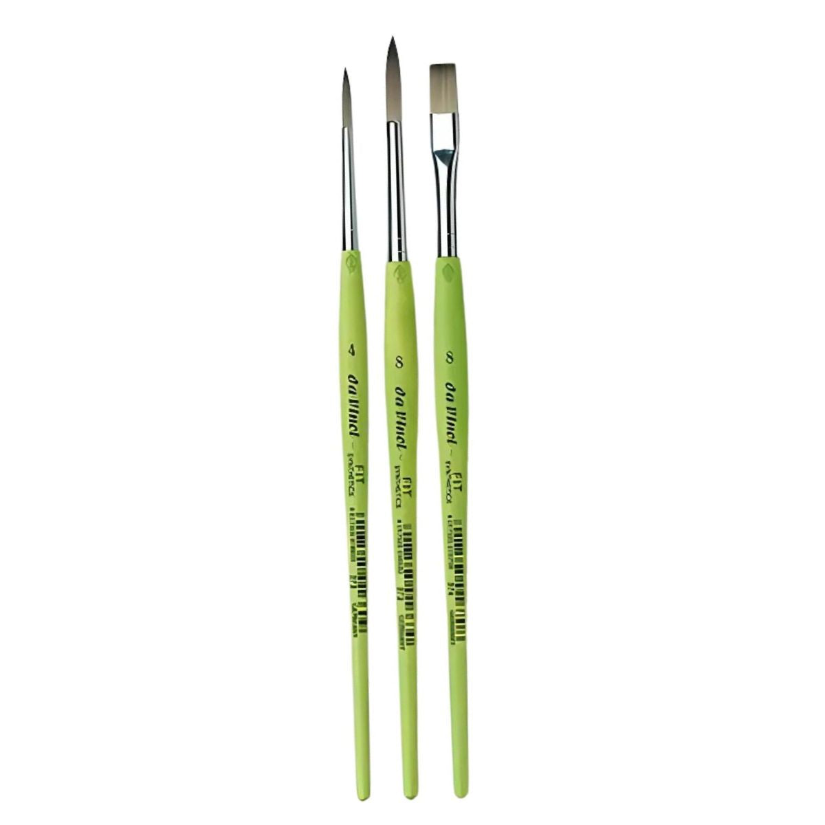 Kit Pincel da Vinci Fit 4209 com 3 Unidades - Série 373 e 374